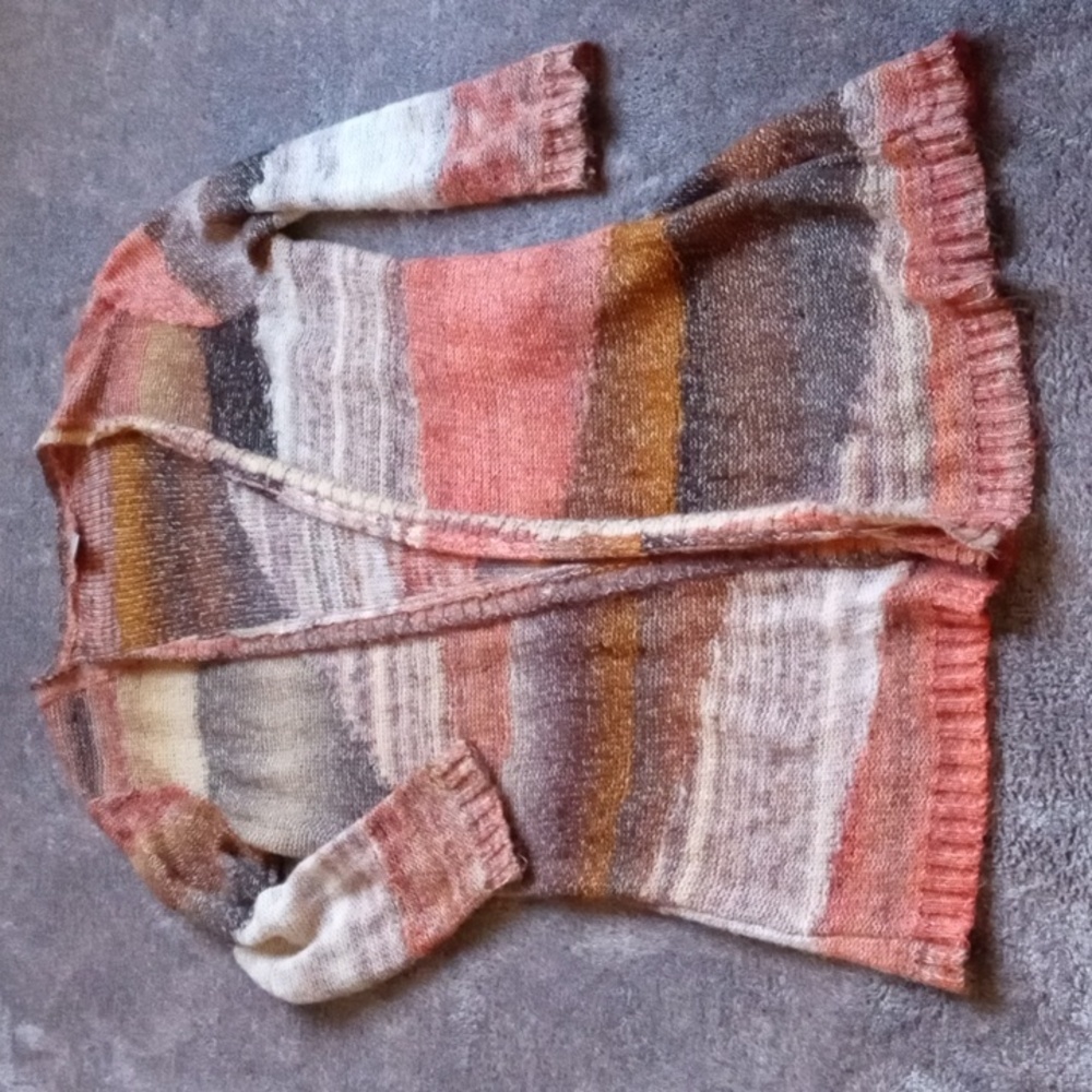 Chico's Long Spacedyed Cardigan